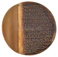 DN "A Budapesti Táncsics Mihály Gimnázium Érdemérme / MINDEN TÖREKVÉSNEK A NEVELÉSBEN ODA KELL ...