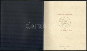 Alan Parallels. Exhibition of Ossetian Artists. (Oszét művészeti kiállítás). Vladikavkaz-Budapest, 2...