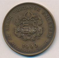 Bognár György (1944-) 1990. "MÉE Gyöngyösi Csoport - Aradi Vértanúk / Lázár Vilmos" kétold...