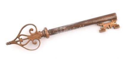 Nagyméretű kapu kulcs, h: 23 cm