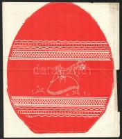 Galambos Margit (?-?): 3 db art deco húsvéti csokoládé vagy egyéb édesség csomagolás terve, 1920-as évek. Nyomat, papír, jelzett a nyomaton, részben sérült, 17x14 és 28x23,5 cm közötti méretekben.