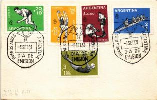 1959 Argentina En Los III Juegos Deportivos Panamericanos-Chicago / 1959 Pan American Games, sport a...