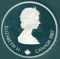 Kanada 1987. 20$ Ag "Téli olimpia-curling" T:PP