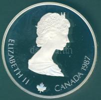 Kanada 1987. 20$ Ag "Téli olimpia-síelés" T:PP