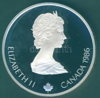 Kanada 1986. 20$ Ag "Téli olimpia-jégkorong" T:PP