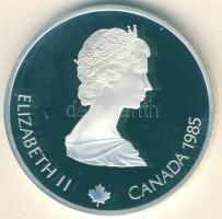 Kanada 1985. 20$ Ag "Téli olimpia-gyorskorcsolya" T:PP