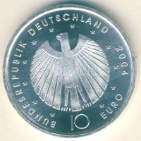 Németország 2004. 10€ Ag "Labdarúgó VB" T:BU