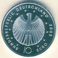 Németország 2005. 10€ Ag "Labdarúgó VB" T:BU