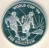 Bhután 1992. 300N Ag "Labdarúgó VB" T:PP Csak 20.000db!