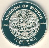 Bhután 1994. 300N Ag "Olimpiai játékok-kosárlabda" T:PP Csak 30.000db!