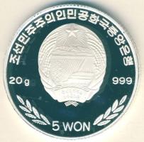 Észak-Korea 2005. 5W Ag "Sedov, hajó" T:PP