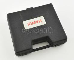 Hawdi mini csiszoló-/köszörűgép, több különböző fejjel, tápkábellel, eredeti dobozában, nem kipróbál...