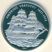 Benin 2005. 1000Fr Ag "Amerigo Vespucci, hajó" T:PP