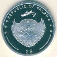 Palau 2008. 2$ Ag "Gorch Fock, hajó" T:PP