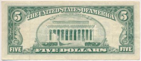 Amerikai Egyesült Államok 1974-1977. 5$ "L43257096D" "Francine Irving Neff - William ...