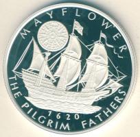 Szomália 2002. 250Sh Ag "Mayflower, hajó" T:PP