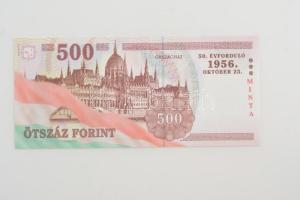 2006. 500Ft "A forradalom 50. évfordulója 1956. október 23." piros "MINTA" felül...