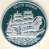 Libéria 2007. 10$ Ag "Seute Deern, hajó" T:PP