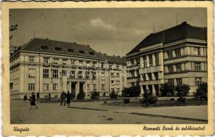 1944 Ungvár, Uzshorod, Uzhhorod, Uzhorod; Nemzeti Bank és Adóhivatal / national bank and tax office (fl)