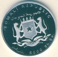 Szomália 1998. 5000Sh Ag "Hajók-Libertad" T:PP