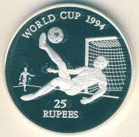 Seychelles 1993. 25R Ag "Labdarúgó VB" T:PP