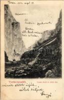 1902 Tordai-hasadék, Cheile Turzii, Torda, Turda; Tündér-fürdő és óriási fala / gorge (fl)