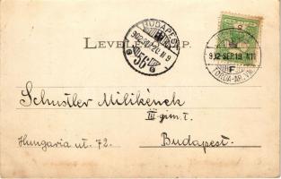 1902 Tordai-hasadék, Cheile Turzii, Torda, Turda; Tündér-fürdő és óriási fala / gorge (fl)