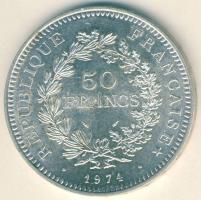 Franciaország 1974. 50Fr Ag T:2 Tanúsítvánnyal!