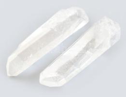2 db hegyi kristály csúcs 6,5-7 cm