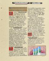 1995 Holderbank, kézzel festett, cégismertető reklámterv, lap széle lyukasztott, 47×38 cm