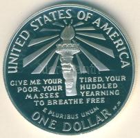 USA 1986. 1$ Ag "Szabadság-szobor" T:PP