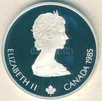 Kanada 1985. 20$ Ag "Téli olimpia-síelés" T:PP