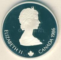 Kanada 1986. 20$ Ag "Téli olimpia-biatlon" T:PP