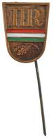 ~1945. HR (Hadirokkant) zománcozott bronz jelvény T:1 Hungary ~1945. Invalid enamelled bronze pin C:UNC