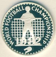 Lesotho 1982. 10M Ag "Labdarúgó VB" T:PP R! Csak 3582db!