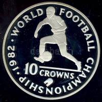 Turks & Caicos 1982. 10C Ag "Labdarúgó VB-játékos" T:PP Csak 7865db!