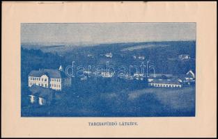 1892 Tarcsa Gyógyfürdő ismertető füzet, fotókkal illusztrált, Tarcsafürdő látképével, 23p