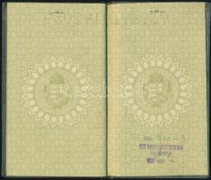 1937 Bp., Magyar Királyság által kiállított fényképes útlevél / Hungarian passport