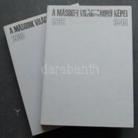 1975 Száva Péter: "A második világháború képei" I-II. vászonborítású kötete, jó állapotban és rengeteg fotóval az Európa Könyvkiadó gondozásában