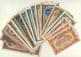 1930-1946. 36db-os Pengő bankjegytétel T:III,III- közte szép papír