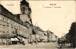 1916 Wien, Vienna, Bécs; Landstrasse, Hauptstrasse / street view, shops, Stollwerck Chocolade (Rb)