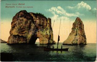 Beirut, Beyrouth; Pigeon Island / Grottes des pigeons (Rb)