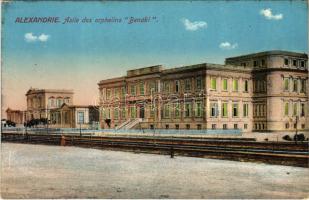 Alexandria, Alexandrie; Asile des orphelins Benaki / orphan asylum