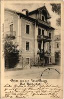 1901 Bad Reichenhall, Villa Renata. Verlag Olga Bechly (small tear)
