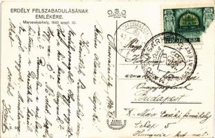 1940 Marosvásárhely, Targu Mures; bevonulás. Sárai E. 54. / entry of the troops + "1940 Marosvá...