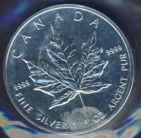 Kanada 1991. 5$ Ag 1oz. T:PL Vákumcsomagolásban!