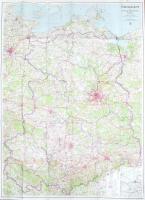 Verkehrskarte der Deutschen Demokratischen Republik, 1:500 000, Geographisch-Kartographische Anstalt Gotha, 105×78 cm