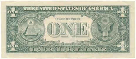 Amerikai Egyesült Államok 1995-1999. (1995) 1$ "Federal Reserve Note", "F 32558381 B&...