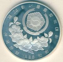 Dél-Korea 1988. 10.000W Ag "Olimpia-kerékpár" T:PP