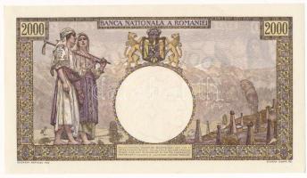Románia 1941. 2000L "E.0211 0433" T:I-
Romania 1941. 2000 Lei "E.0211 0433" C:A...